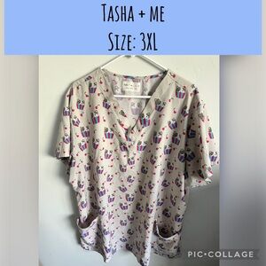 Women's Printed Top - Cream